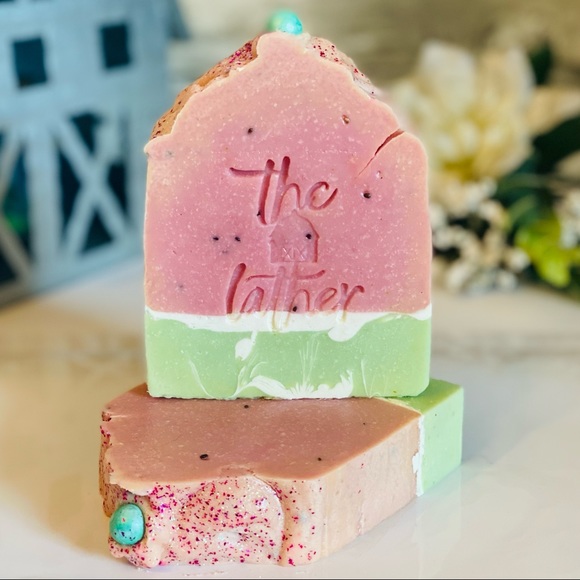🍉Watermelon Goat Milk & Cream EssentialOil Lather - Picture 3 of 3